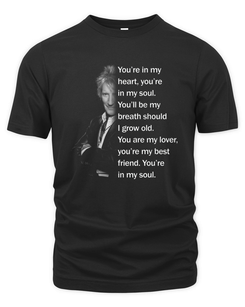Rod Stewart You’re in my heart you’re in my soul Organic Unisex T-shirt