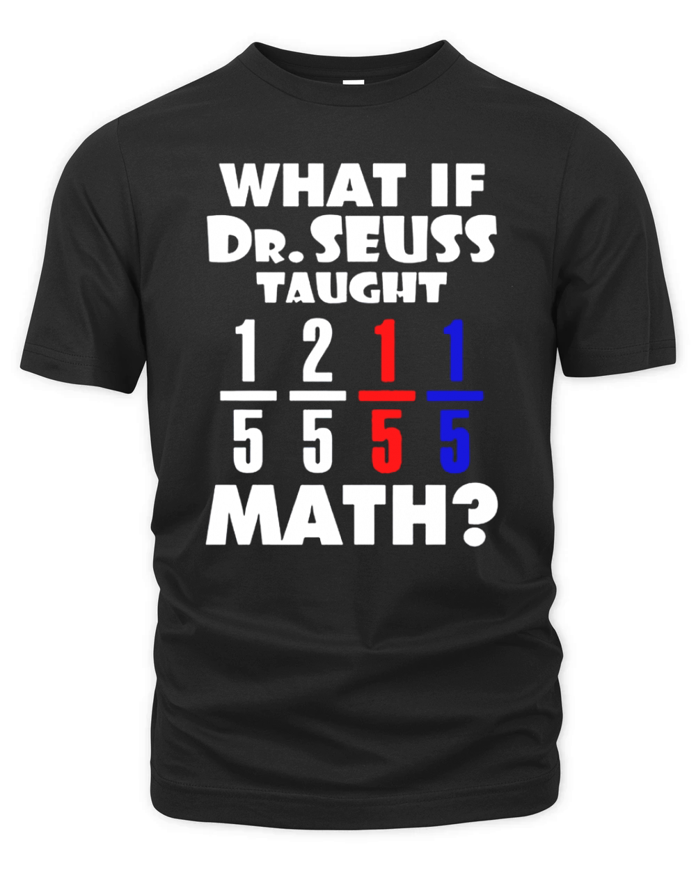 What If Dr Seuss TAught Math Organic Unisex T-shirt