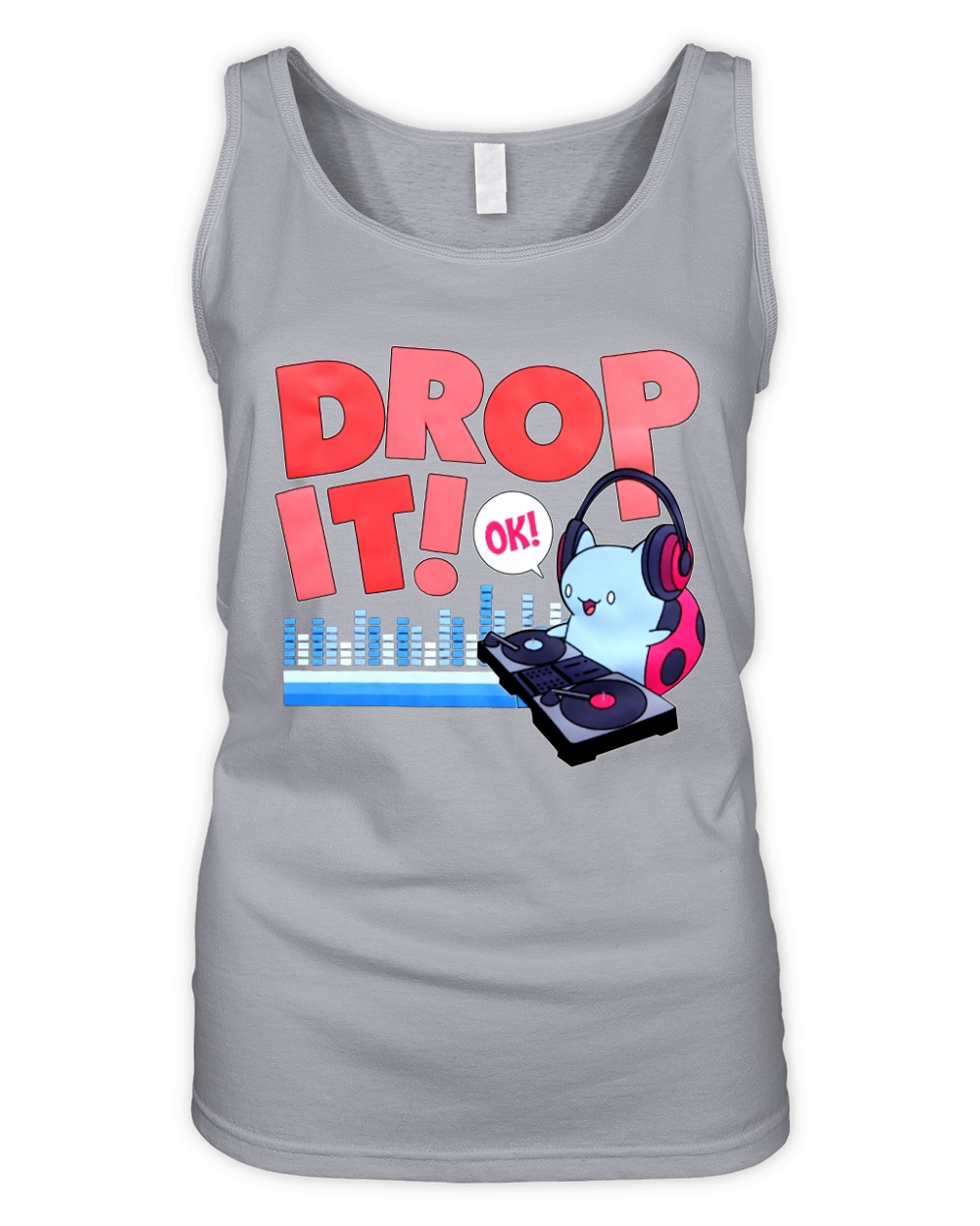 DROP IT OK - CATBUG DJ Organic Women's Tank Top