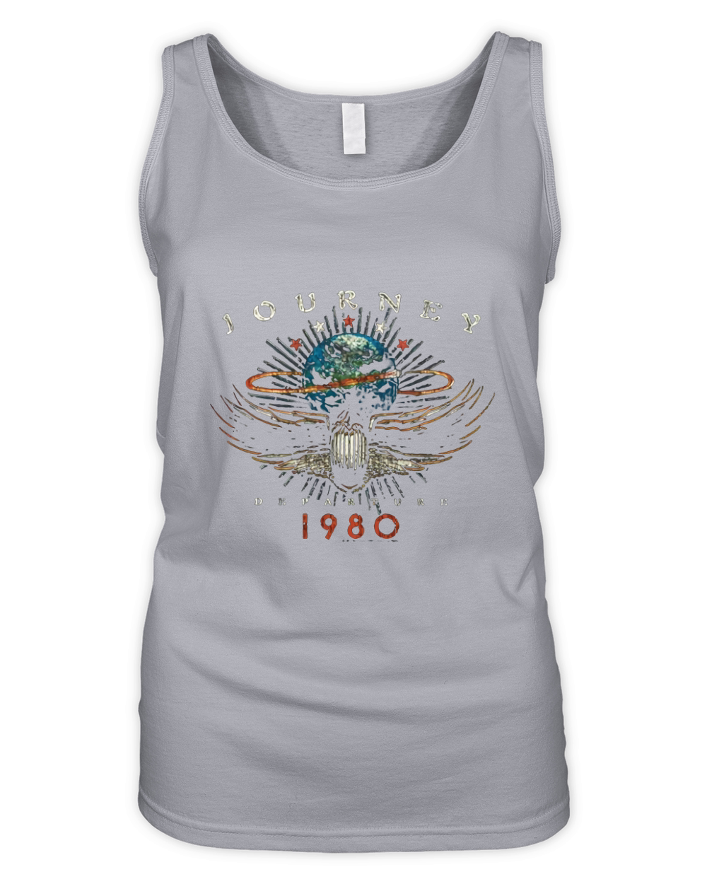 Journey Rock Band Music Group Departure 1980 Organic Women's Tank Top