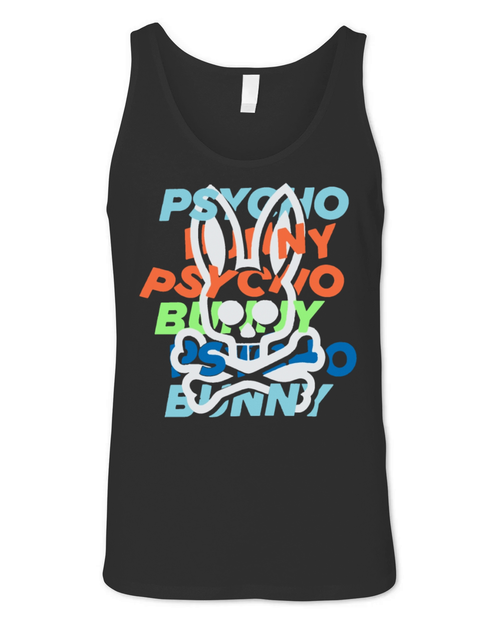 Bunny Psycho Horror Unisex Jersey Tank