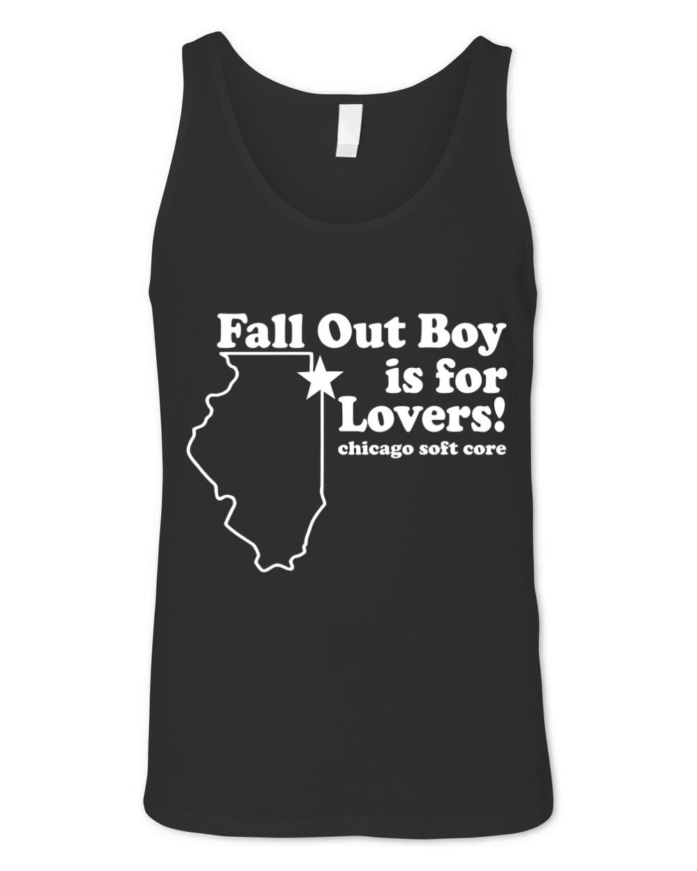 Fall Out Boy Is For Lovers Chicago Funny Unisex Jersey Tank