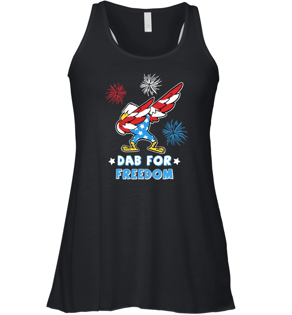 American Dab for freedom Women's Flowy Tank Top