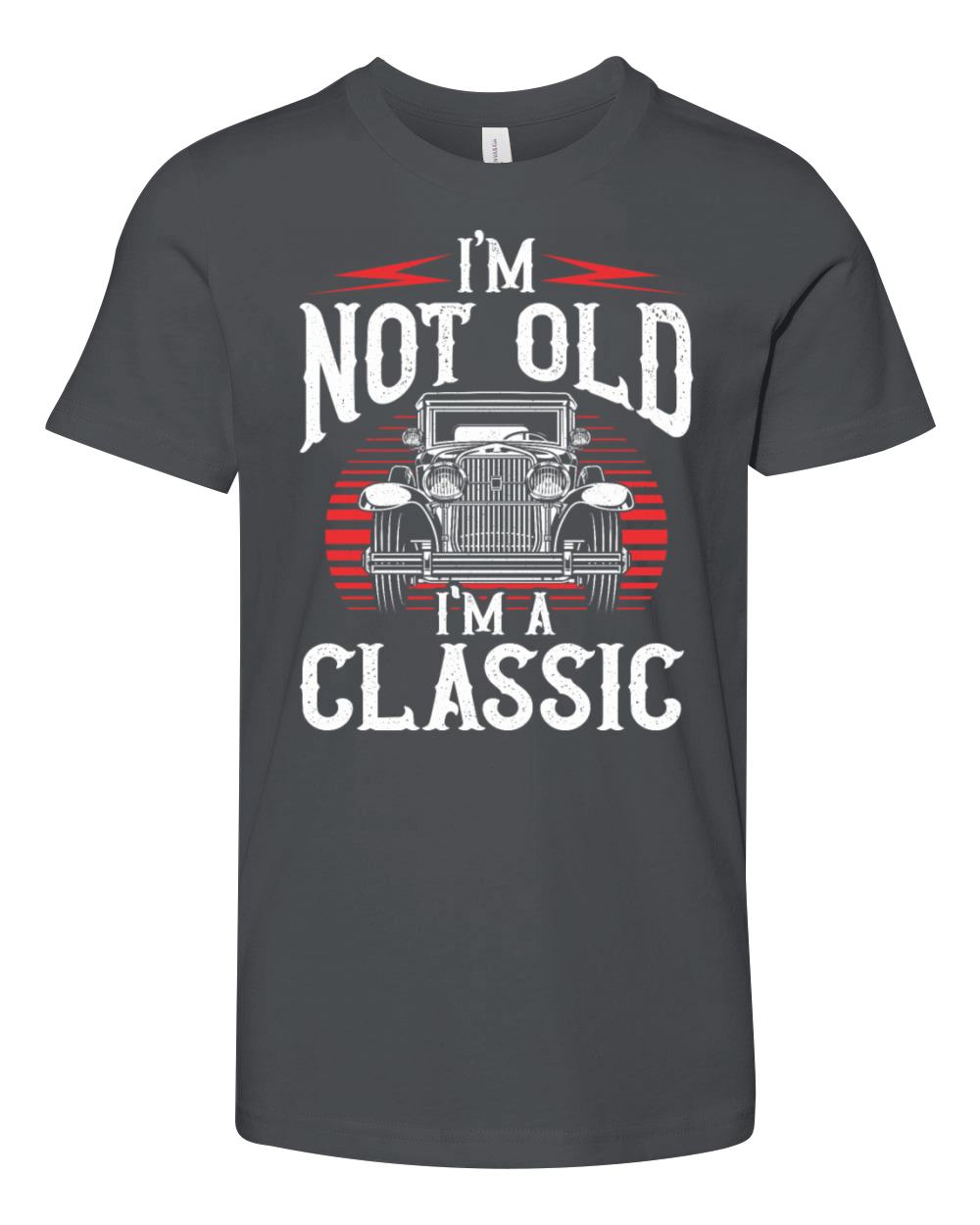 Love Hot Rod Classic Car Vintage Hotrod Youth Unisex Jersey Tee