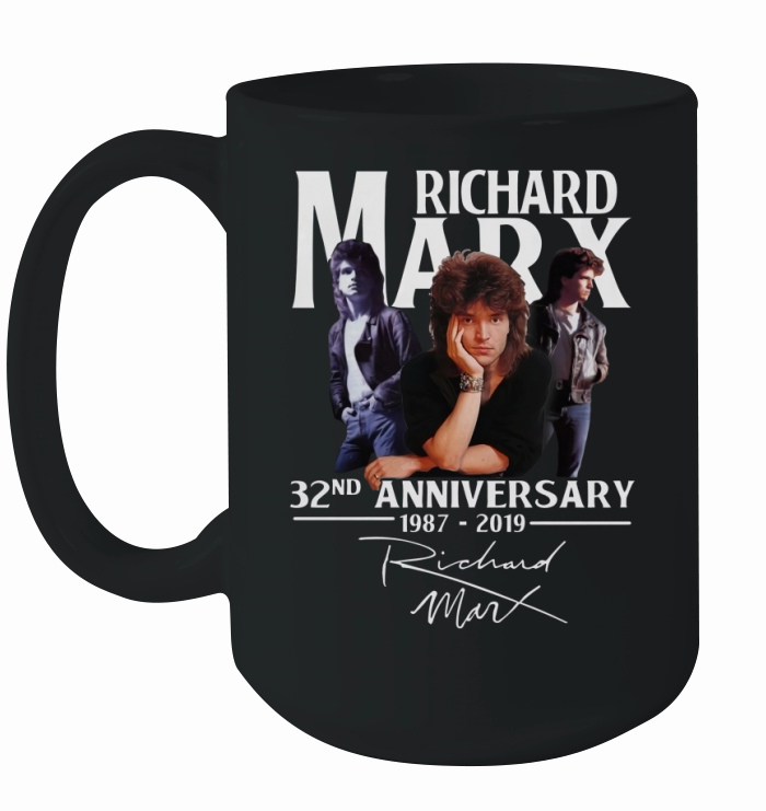 Richard Marx 32nd anniversary 1987-2019 signature shirt Ceramic Mug