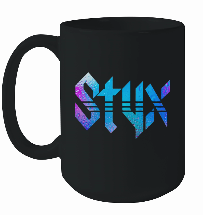 Styx Band Rainbow Color Ceramic Mug