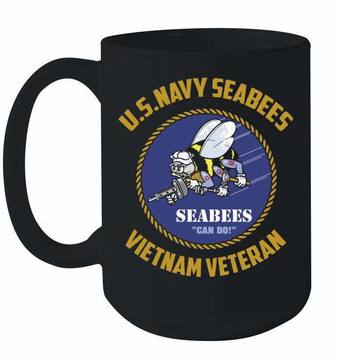 US Navy Seabees – Vietnam Veteran shirt Ceramic Mug