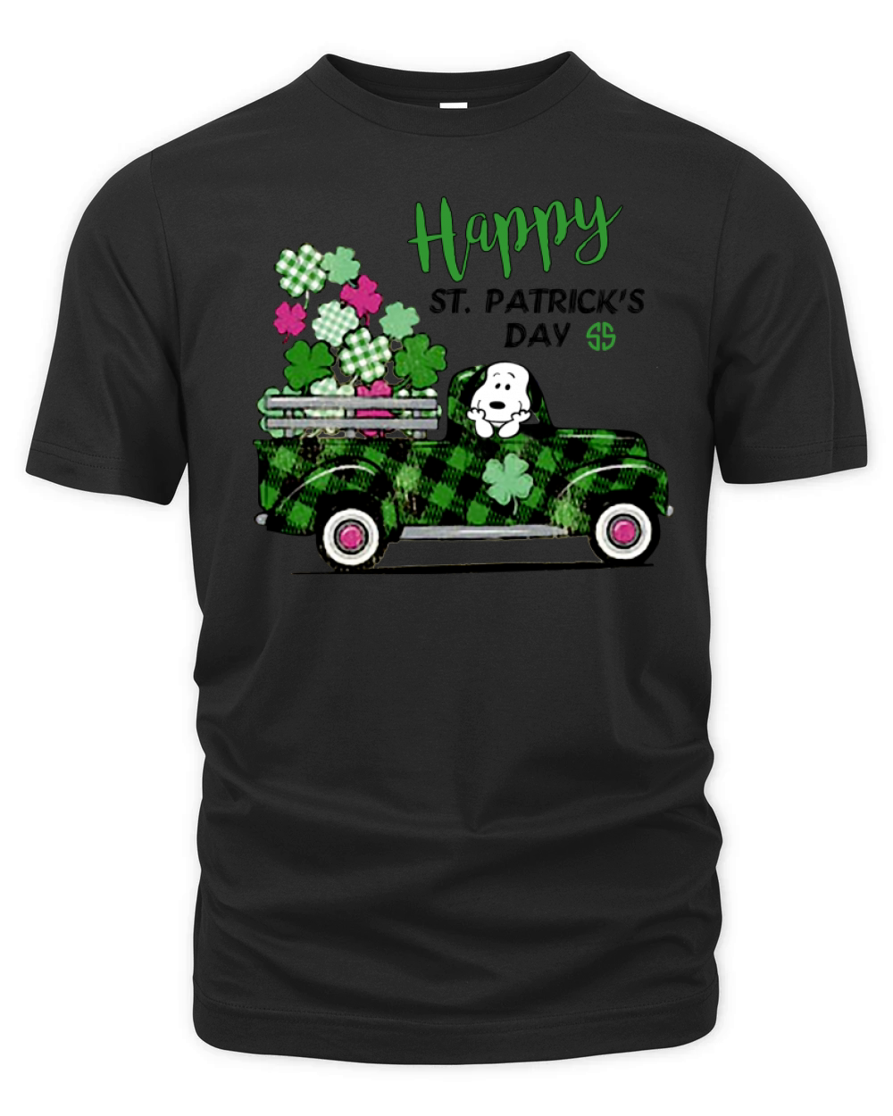 Snoopy Happy st Patrick's day Organic Unisex T-shirt