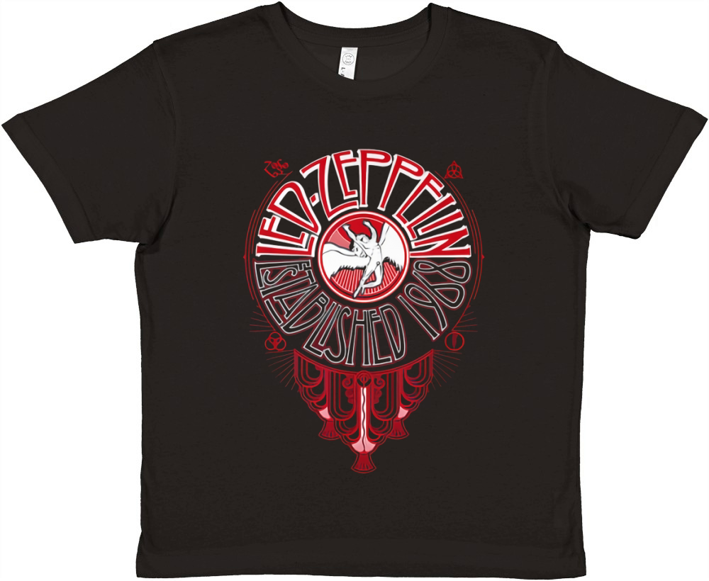 Led Zeppelin Rock Band Premium Kids Crewneck T-shirt