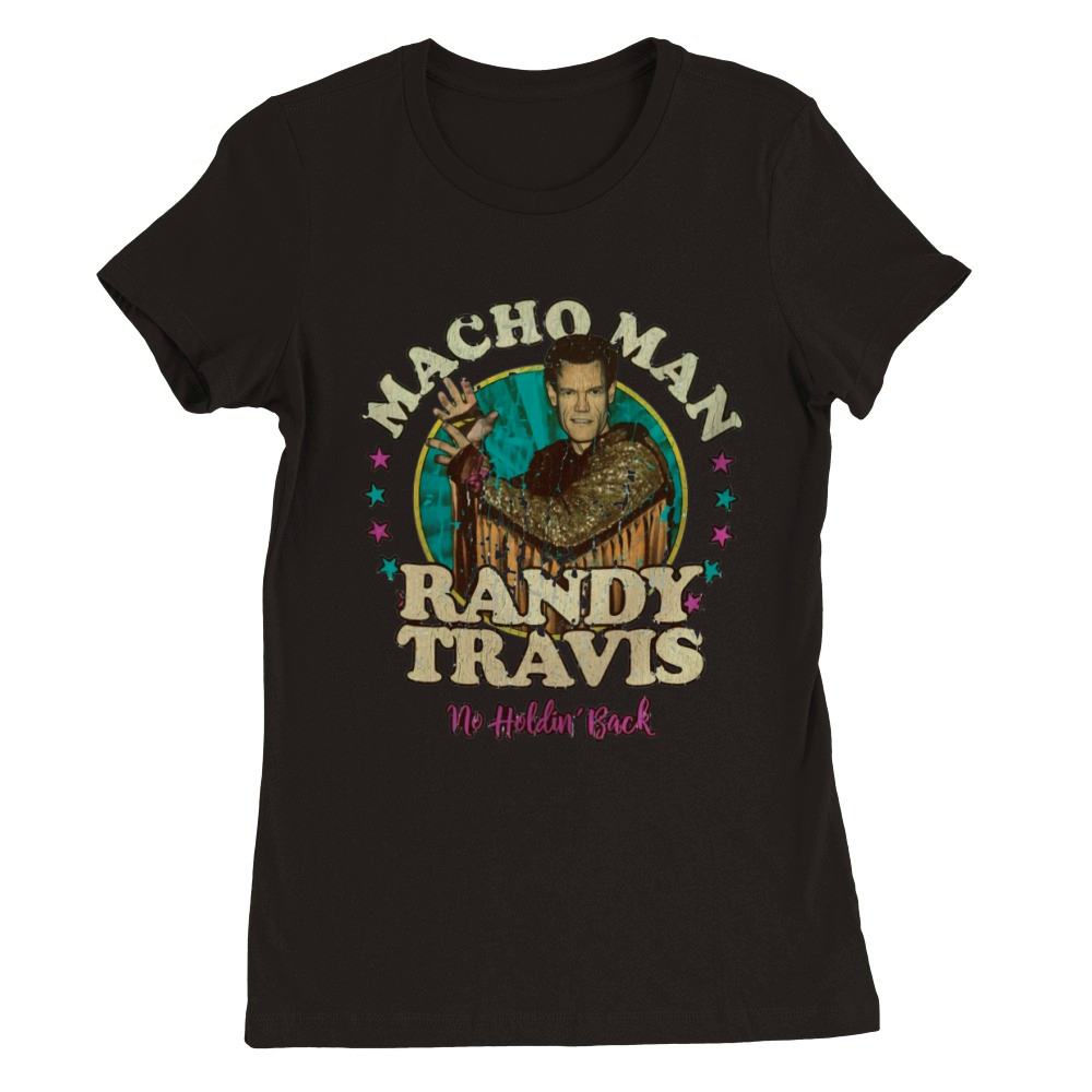 Macho Man Randy Travis Premium Womens Crewneck T-shirt