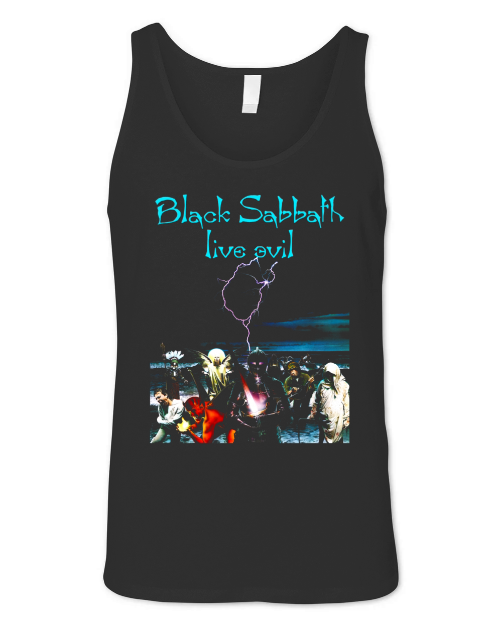 Black Sabbath Fans Live Evil Unisex Jersey Tank