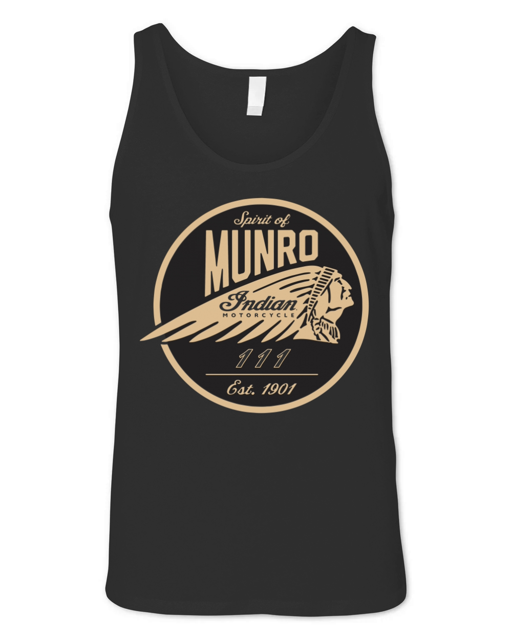 Indian Motorcycle  SPIRIT Of Munro Unisex Jersey Tank