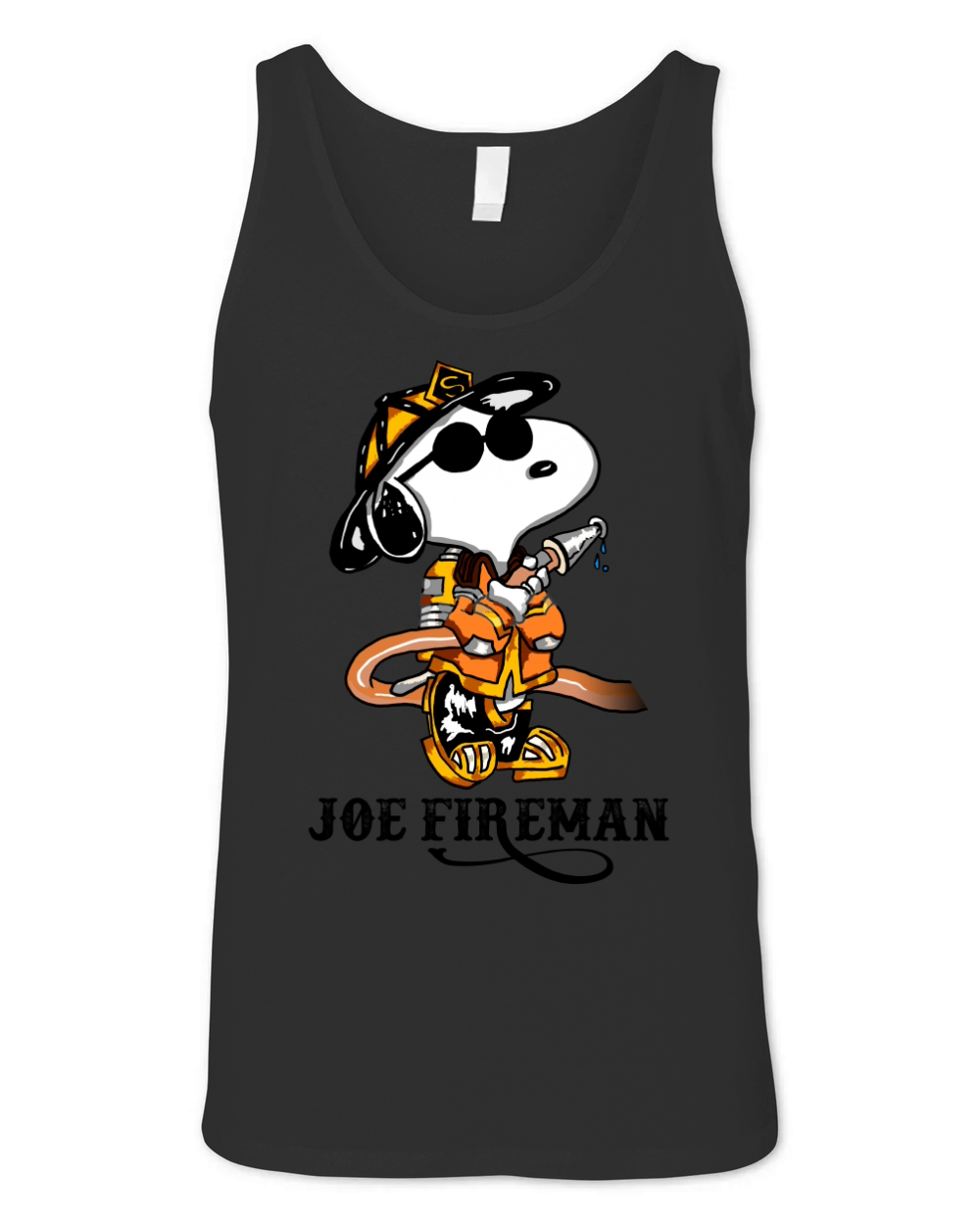 JOE FIREMAN SNOOPY Unisex Jersey Tank