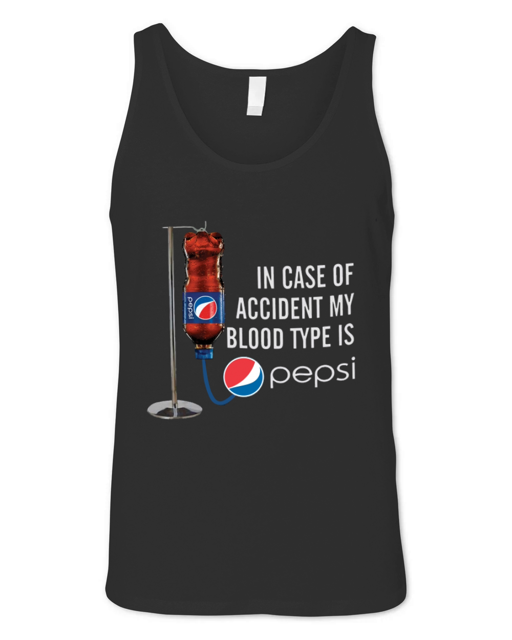 my blood type is pepsi Unisex Jersey Tank