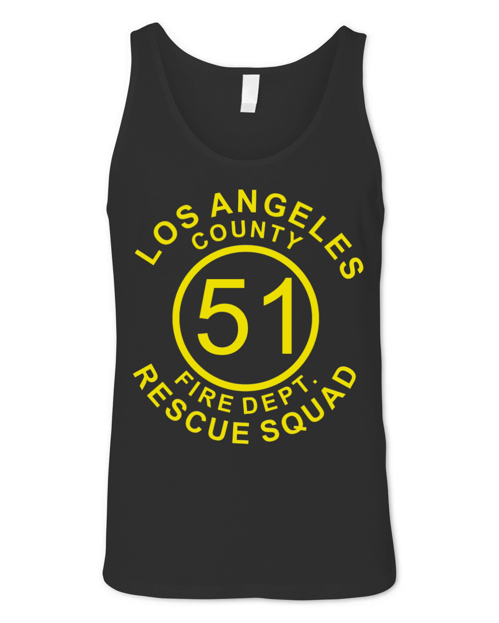 Squad 51 Emergency Vintage Fire Dept Rescue T-Shirt Unisex Jersey Tank