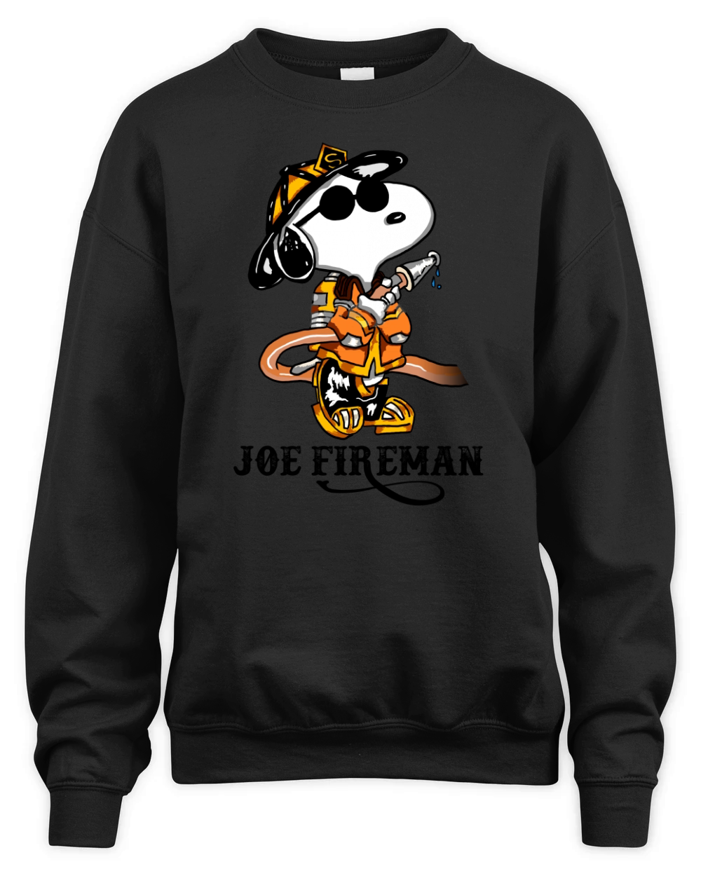 JOE FIREMAN SNOOPY Unisex Premium Crewneck Sweatshirt