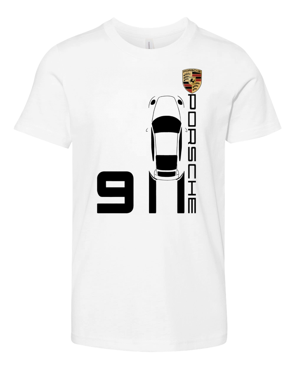 Vintage 911 Porsche Sports Car Youth Unisex Jersey Tee
