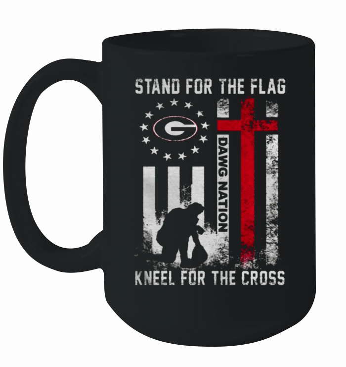 Betsy Ross flag Stand for the flag DawgNation Georgia Bulldogs Ceramic Mug