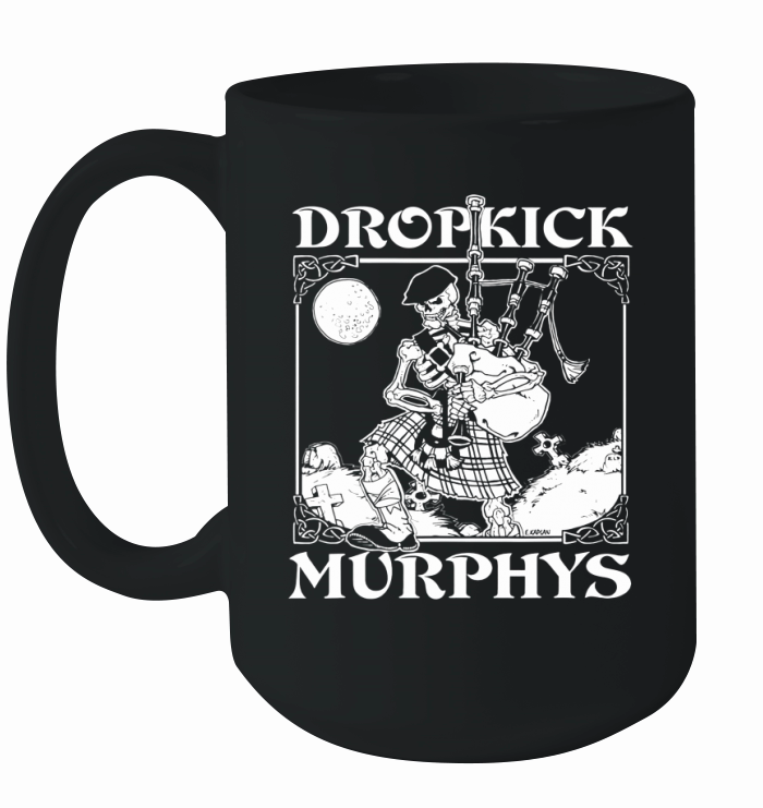 DROPKICK MURPHYS VINTAGE SKELETON PIPER SLIM FIT Ceramic Mug