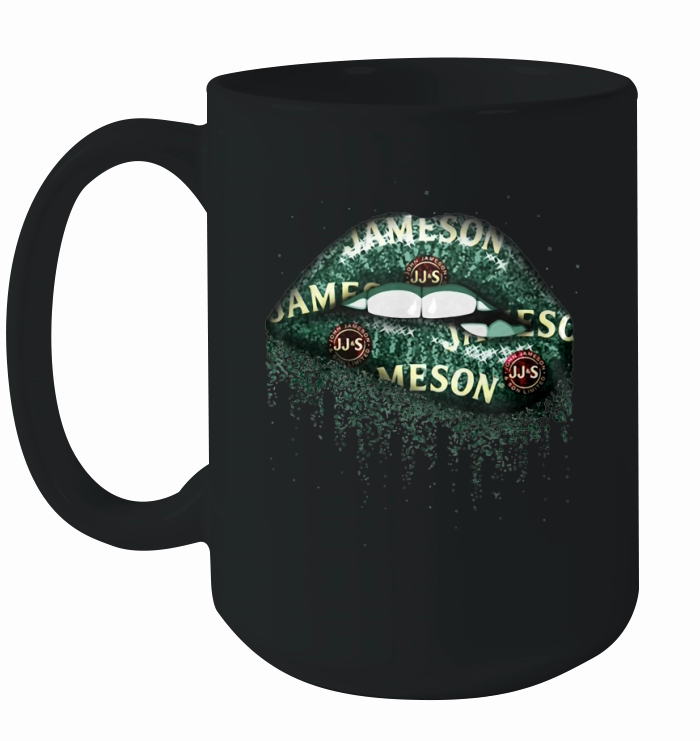 Jameson Irish Whiskey Lips Ceramic Mug
