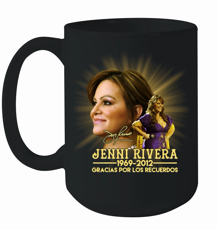 Jenni Rivera 1969 2012 Gracias Por Los Recuerdos signature Ceramic Mug