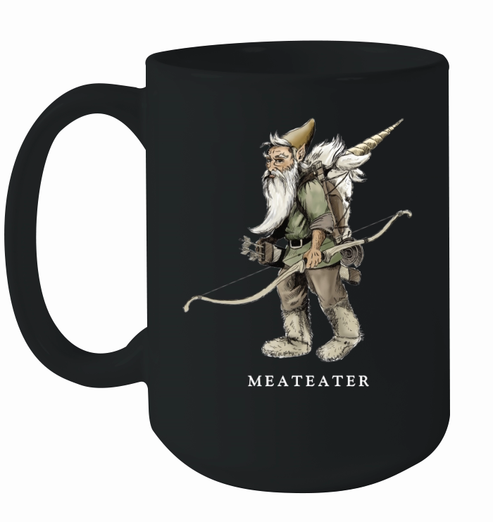 Meateater Gnome Packing Out A Unicorn Funny Ceramic Mug