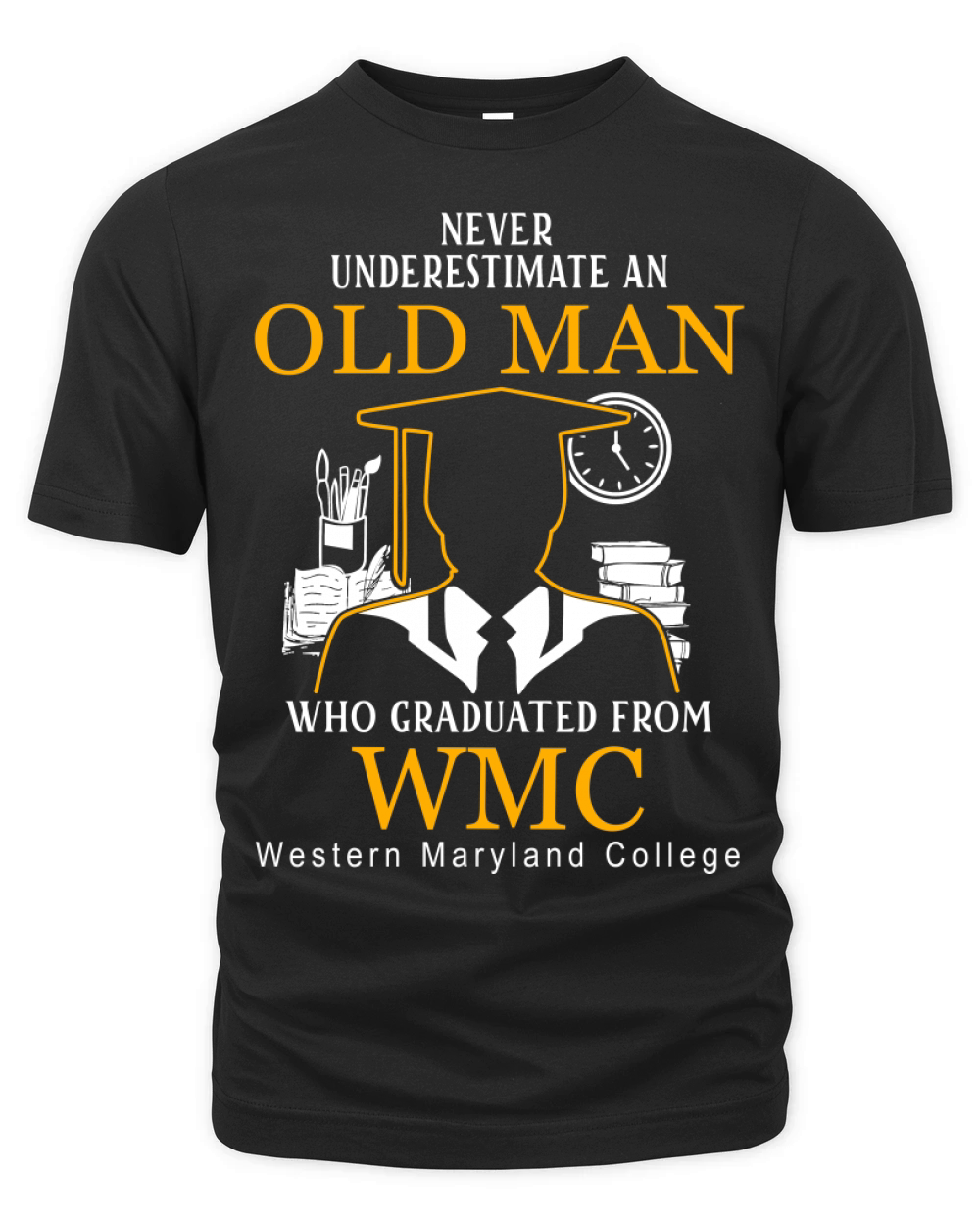 An Old Man graduated from Western Maryland College Organic Unisex T-shirt