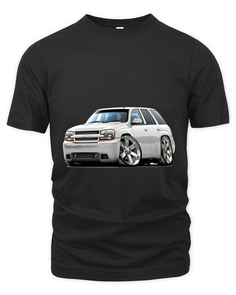 Chevy Trailblazer SS White Truck Organic Unisex T-shirt