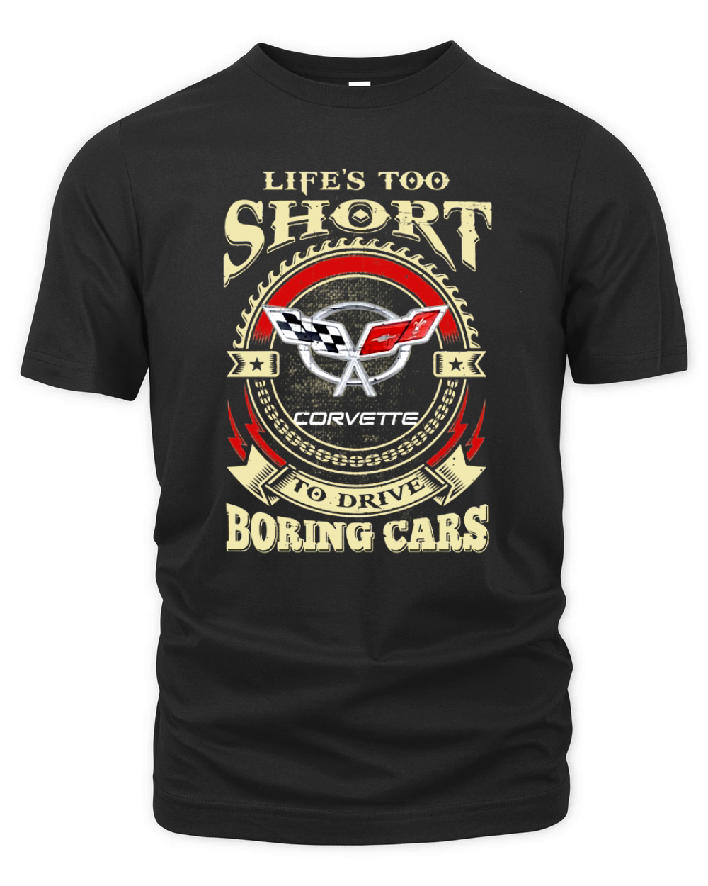 LIFE'S TOO SHORT CORVETTE C5 Organic Unisex T-shirt