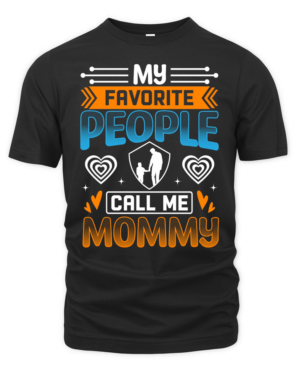 My favorite people call me mommy Organic Unisex T-shirt