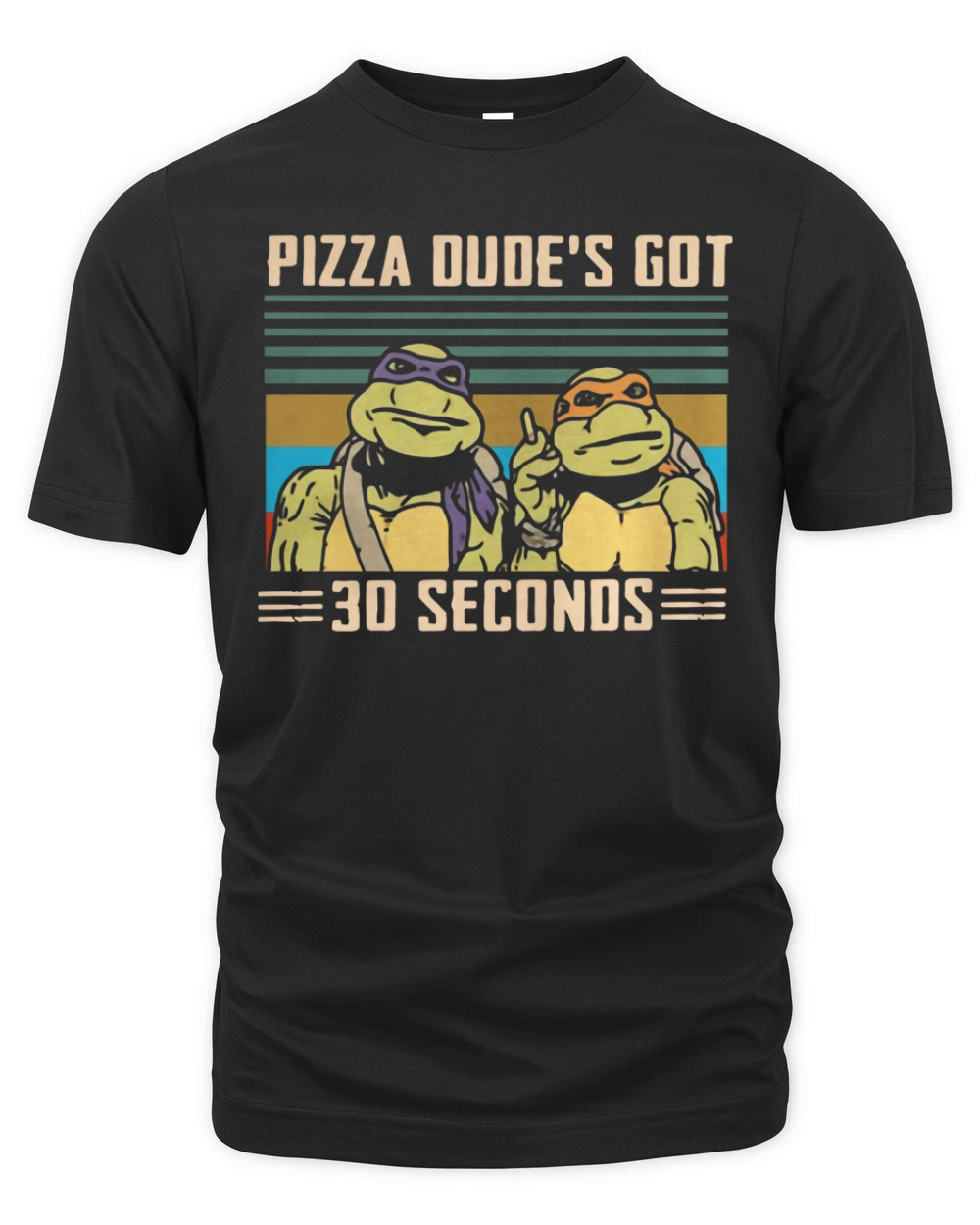 Ninja Turtles Pizza dudes got 30 seconds vintage Organic Unisex T-shirt
