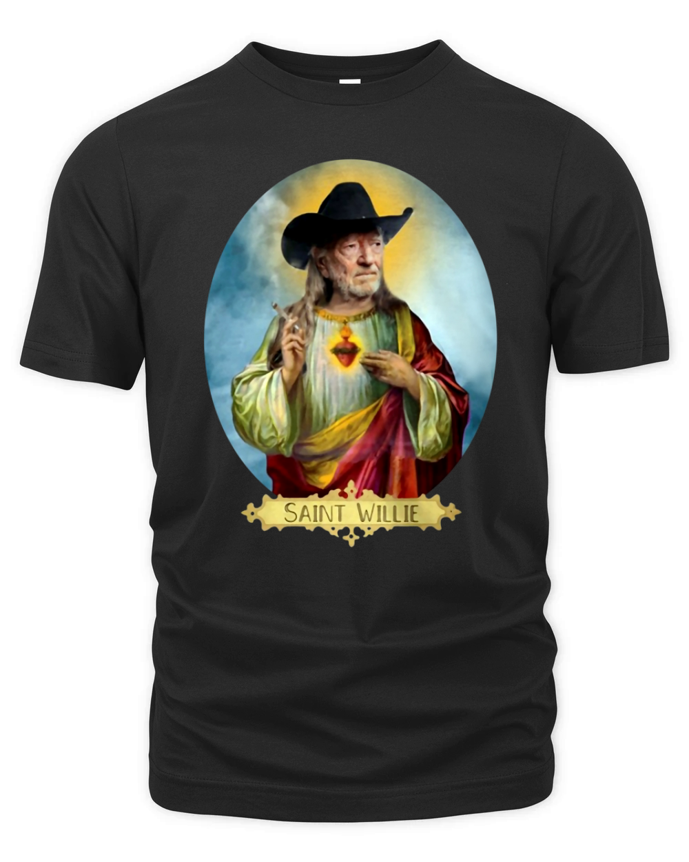 Saint Willie Nelson Prayer Candle shirt Organic Unisex T-shirt