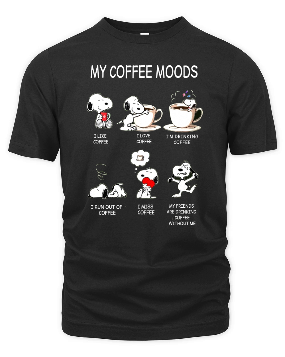 Snoopy Kaffee Organic Unisex T-shirt