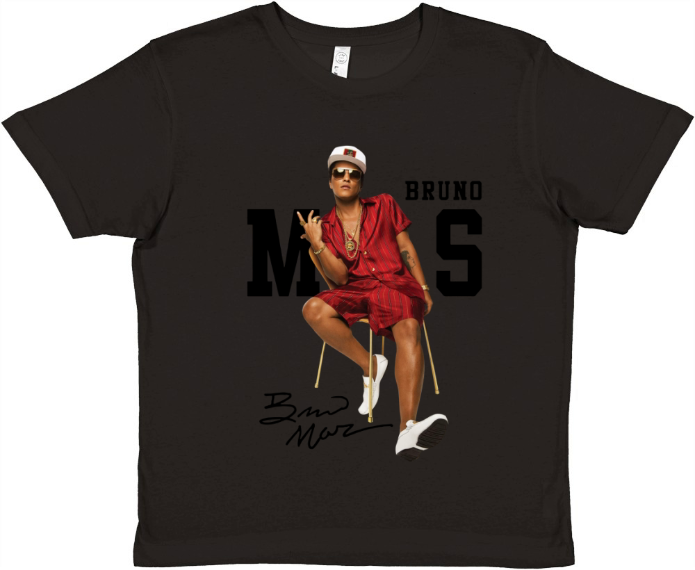 BRUNO MARS Premium Kids Crewneck T-shirt