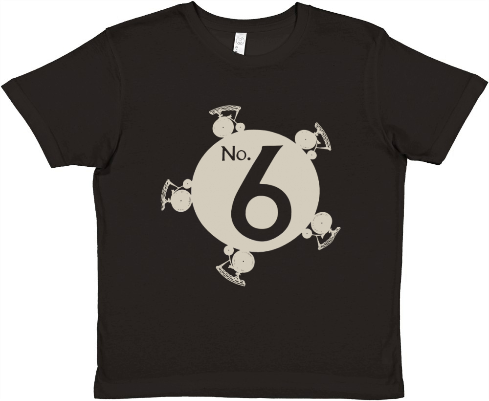 The Prisoner Number 6 Retro TV Series Premium Kids Crewneck T-shirt