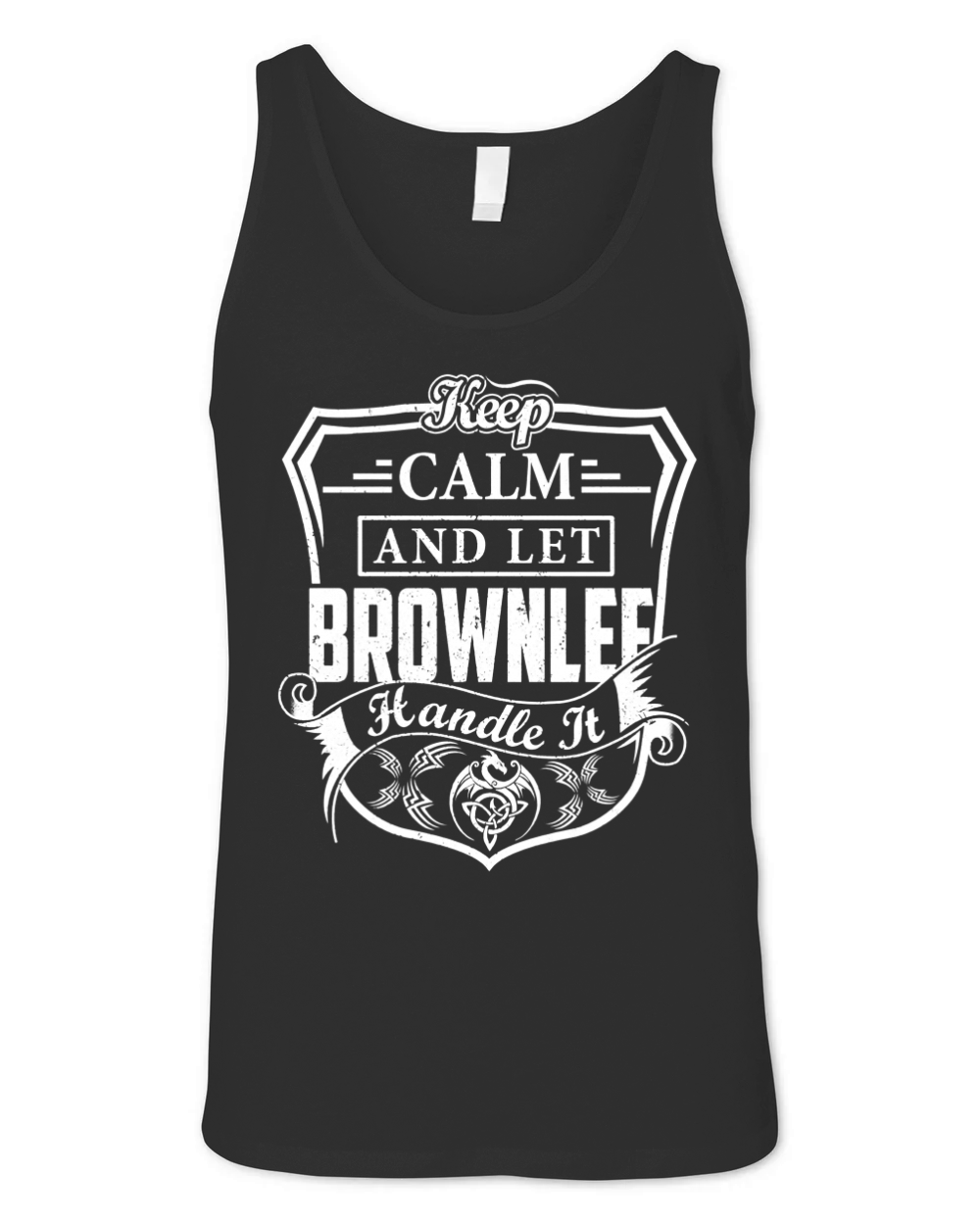 BROWNLEE Last Name, Surname Tshirt Unisex Jersey Tank