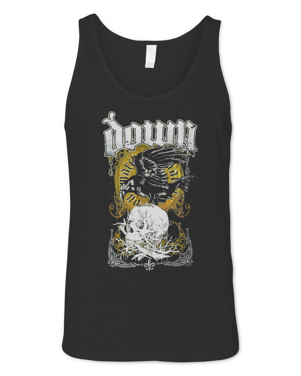 Down band tshirt Unisex Jersey Tank