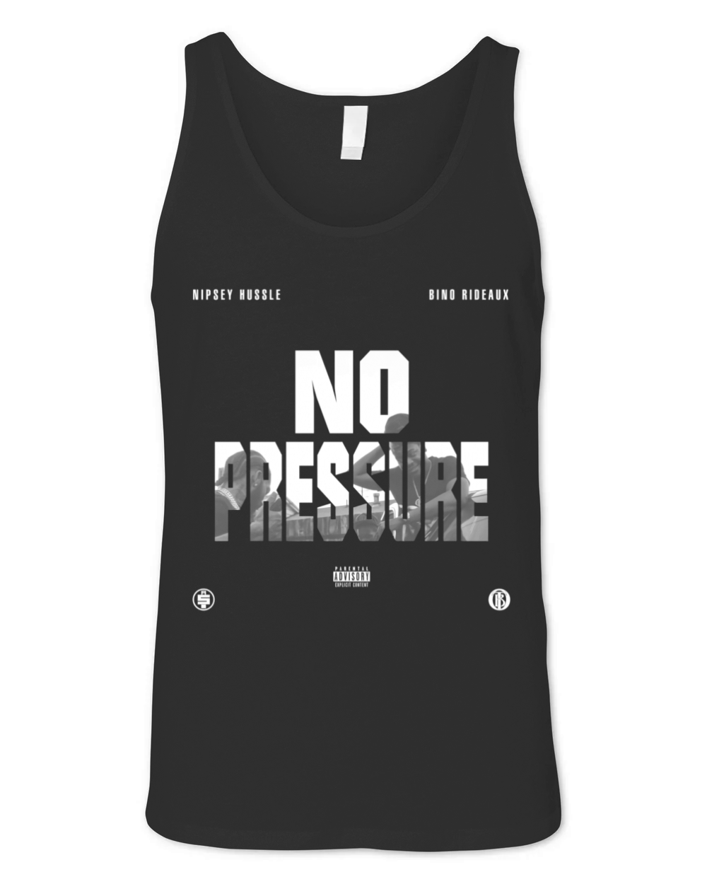 Rip Nipsey Hussle Crenshaw No Pressure Bino Rideaux - Unisex Long Sleeve Unisex Jersey Tank