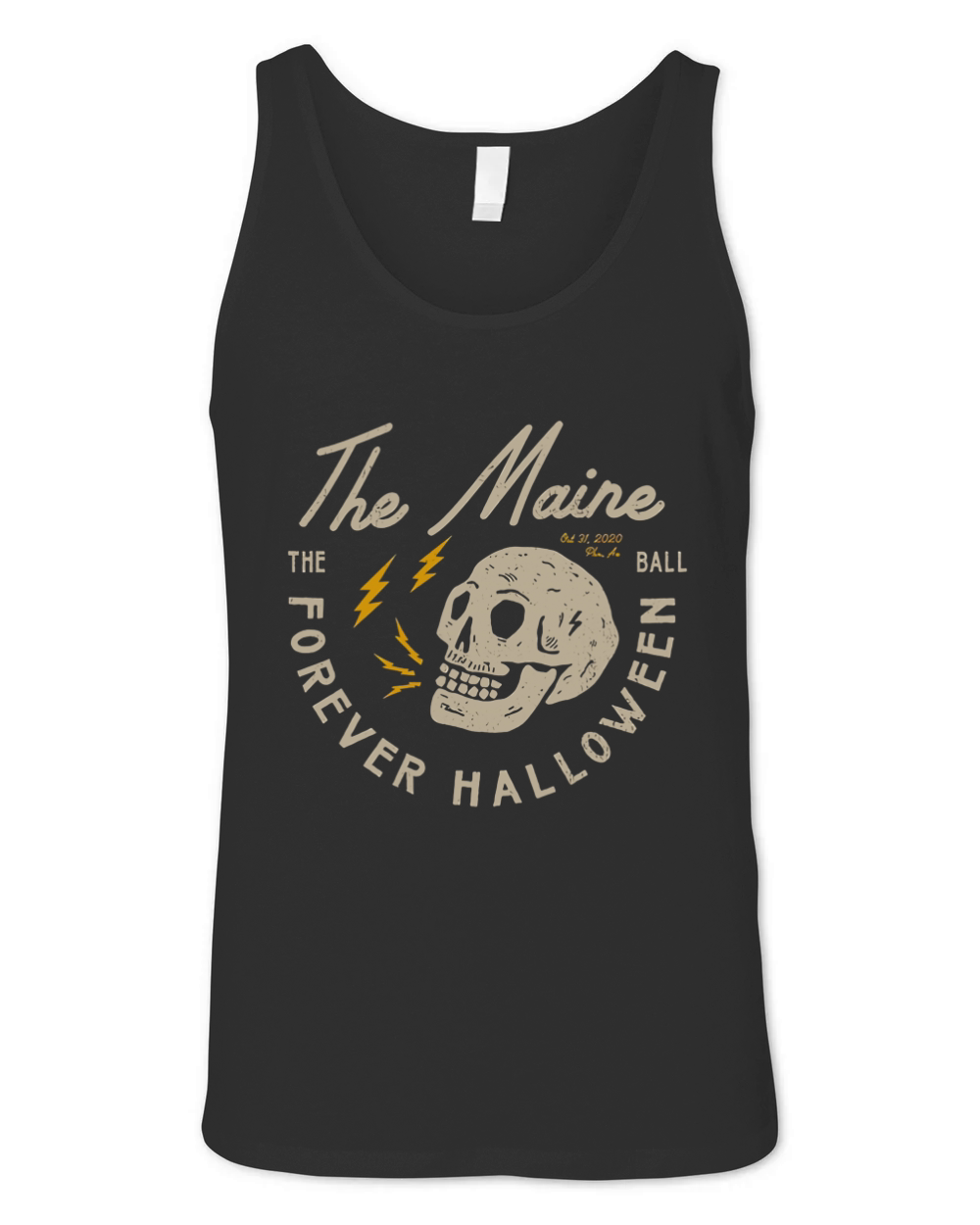 the maine forever halloween Unisex Jersey Tank