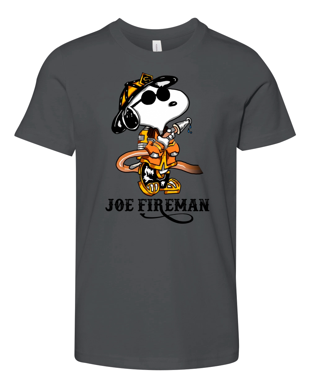 JOE FIREMAN SNOOPY Youth Unisex Jersey Tee