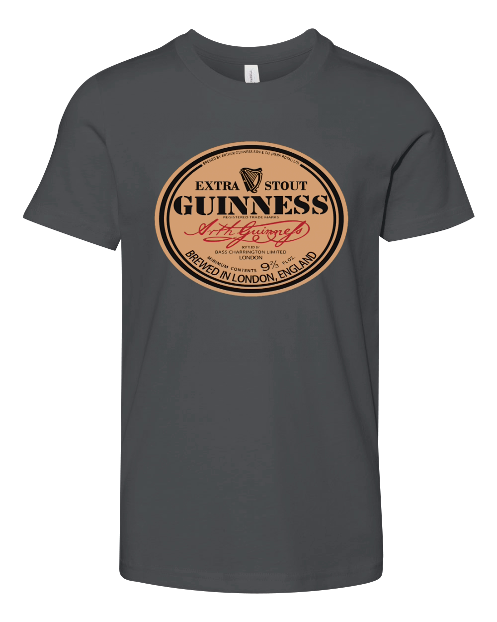 Old Style Guinness Logo - David Gilmour Youth Unisex Jersey Tee
