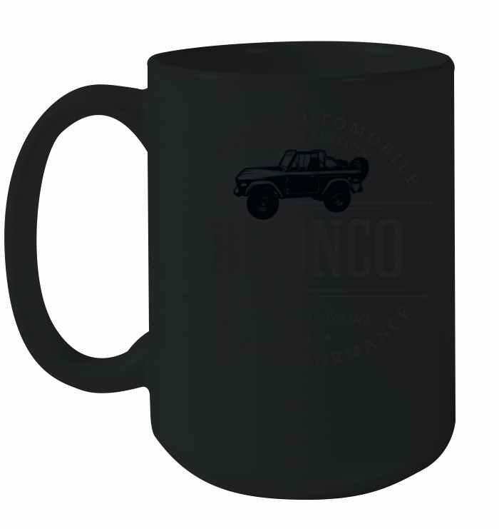 ford bronco hoodies logo vintage sport Ceramic Mug