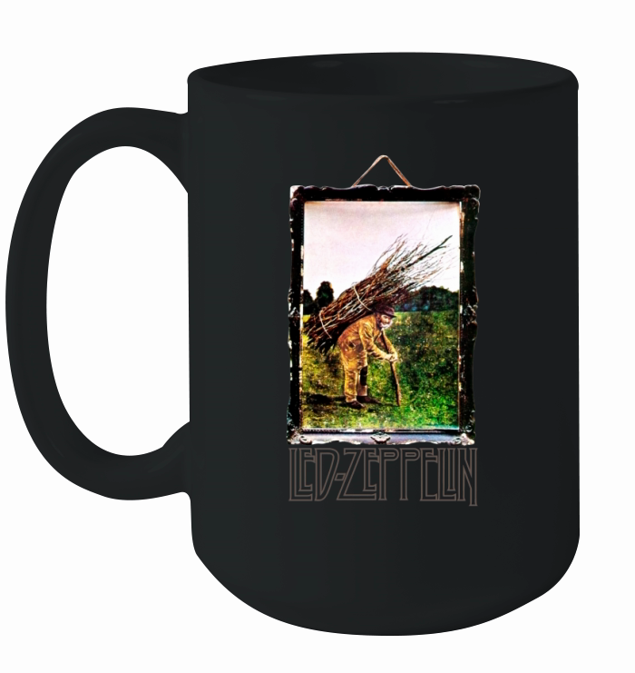 Led Zeppelin Man with Sticks Ceramic Mug