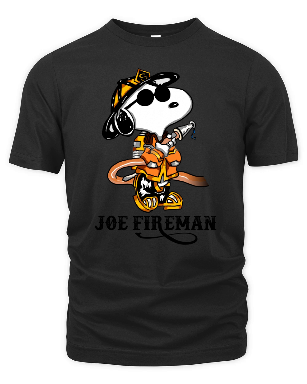 JOE FIREMAN SNOOPY Organic Unisex T-shirt