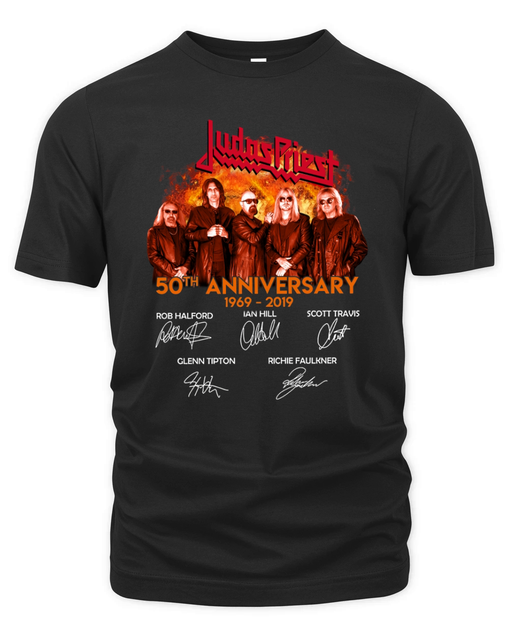 Judas Priest 50th anniversary 1969-2019 signatures shirt Organic Unisex T-shirt