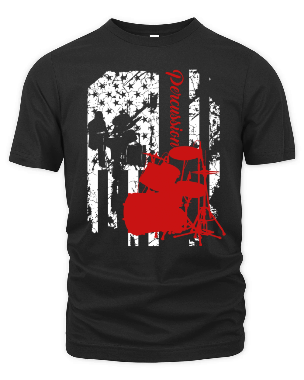 Percussion Flag Shirt Organic Unisex T-shirt