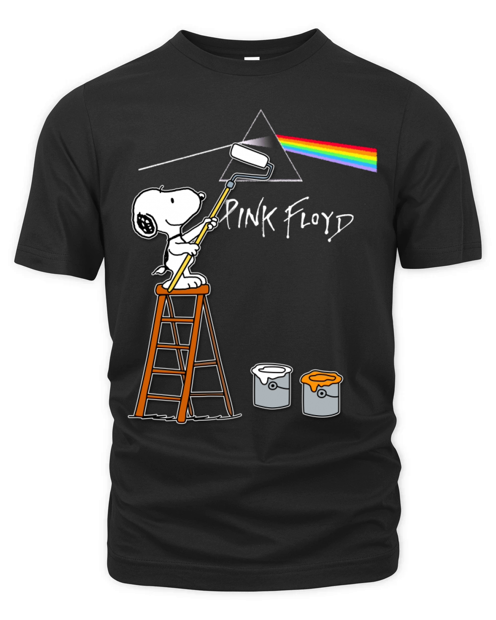 Snoopy's Painting The picture- Pink Floyd Organic Unisex T-shirt
