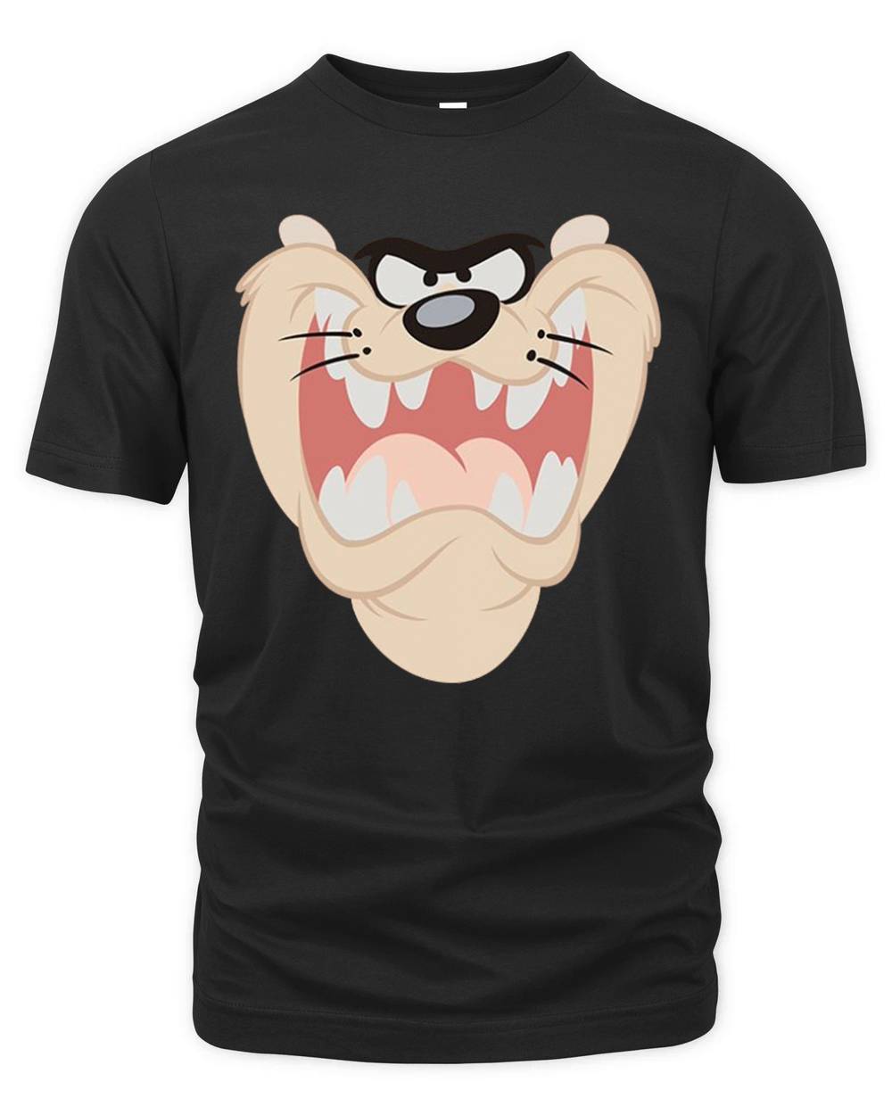 Tasmanian Devil Taz Big Face Organic Unisex T-shirt
