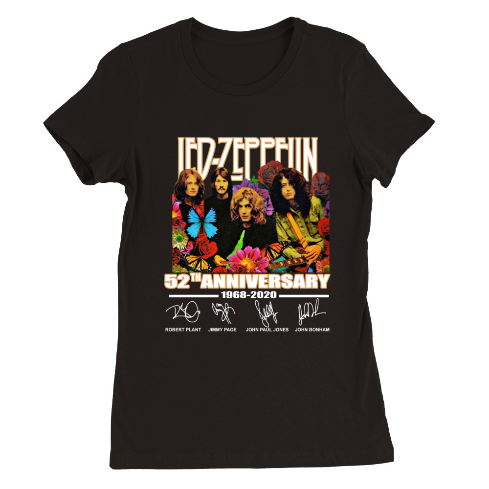 Led Zeppelin Art Premium Womens Crewneck T-shirt