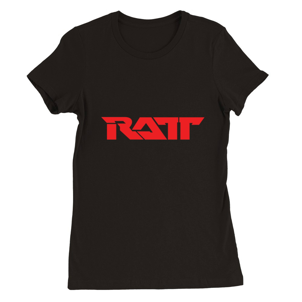 Ratt Band Logo Premium Womens Crewneck T-shirt